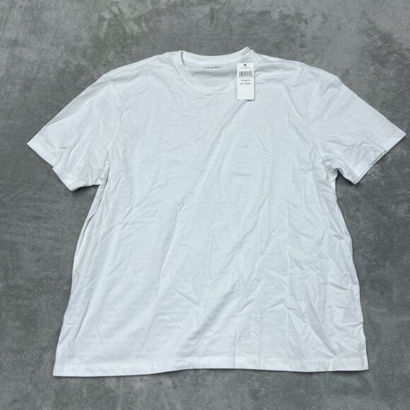 Calvin Klein Men’s White T-Shirt 2X-Large 100% Cotton Casual Crewneck d0704 - Picture 1 of 7